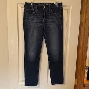 American Eagle Outfitters Women's Deep Indigo Skinny Jeans